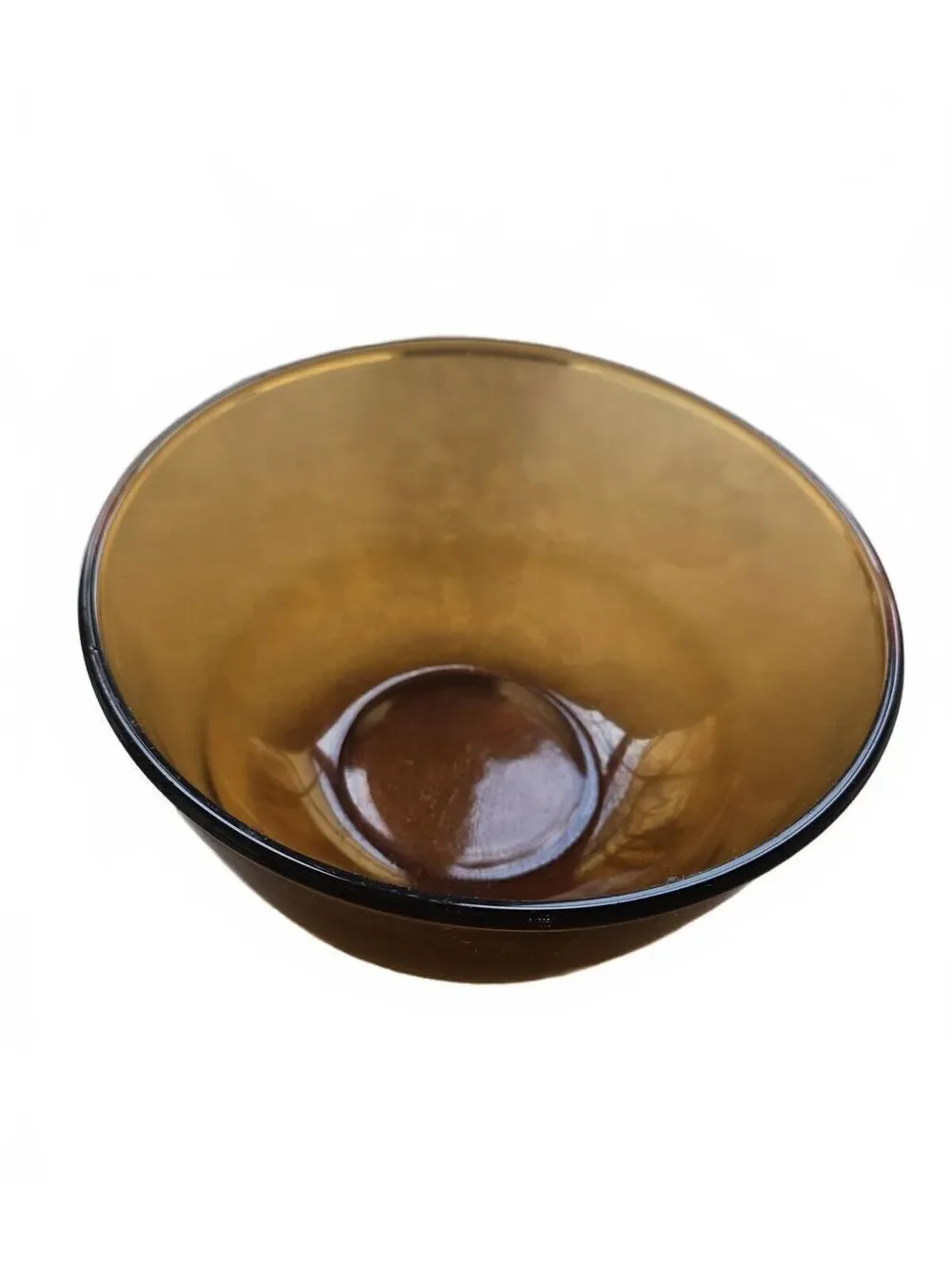 Vtg Anchor Hocking Fire King Harvest Amber 1.5Qt Mixing Bowl